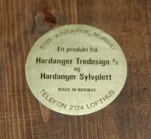 Ón falikép, viking hajóval, jelzett, préselt, d:14 cm