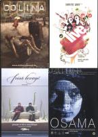 70 db modern, használatlan, filmeket reklámozó képeslap (ebből 5 db nem képeslap) / 70 pieces modern, unused movie advertisement postcards (5 pieces non postcards)