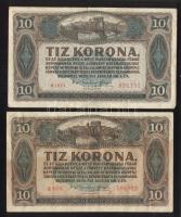 1920. 10K (2x) színváltozatok T:III