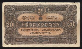 1920. 10K (2x) színváltozatok T:III + 1920. 20K T:III