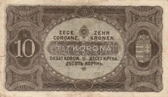 1920. 10K (2x) színváltozatok T:III + 1920. 20K T:III