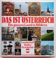 2 db Ausztriát bemutató képeskönyv: Oberösterreich im Flug. Das ist Österreich. Németül, rengeteg képpel