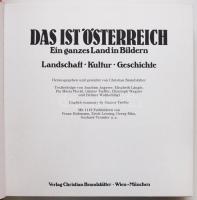 2 db Ausztriát bemutató képeskönyv: Oberösterreich im Flug. Das ist Österreich. Németül, rengeteg ké...