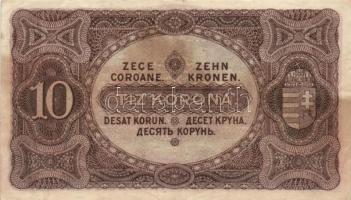 1920. 10K (2x) színváltozatok T:III + 1920. 20K T:III + 1920. 100K "Orell Füssli Zürich" T...