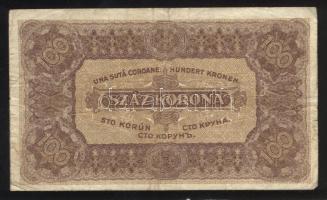 1923. "Magyar Pénzjegynyomda Rt" 100K T:III
