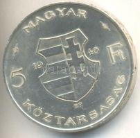 1946. 5Ft Ag "vastag Kossuth" T:2 ph