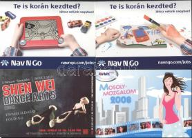 495 db modern, használatlan reklám képeslap, köztük néhány nem képeslap reklámanyag / 495 pieces modern, unused advertisement postcards, between them some non postcards