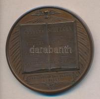 Franciaország 1859. Emlékérem konfirmálás alkalmából Charles Schulgen részére szign.: Roquelay Desai...