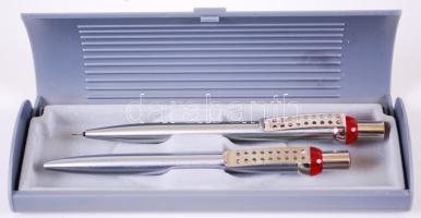 Toll és töltő ceruza, műanyag dobozban