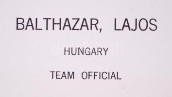 1960 Tokiói Olimpia résztvevői emléklap Balthazár Lajos vívó és edző részére. Kis hibával /
1960 Tok...