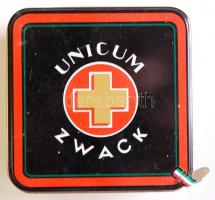 Zwack Unicum 4×0,05 l, fém díszdobozban