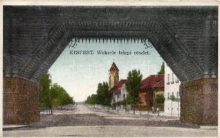 Budapest XIX. Kispest, Wekerletelep (EB)