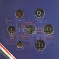 2004. 1Ft-100Ft 8klf db, szettben, benne 50Ft "Magyarország az EU tagja" T:PP Csak 7000db!