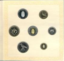 2008. 1Ft-100Ft 7klf db + Mátyás denár Ag fantáziaverete "Reneszánsz emlékév" szettben T:P...