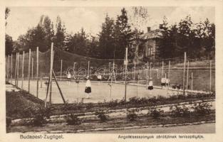 Budapest XII. Zugliget, Angolkisasszonyok zárdájának teniszpályája