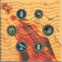 2009. 5Ft-200Ft 6klf db + "Joseph Haydn" Ag (999) emlékérem, szettben T:PP Csak 4000db!