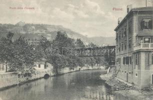 Fiume, the bridge of Recsina (pinhole)