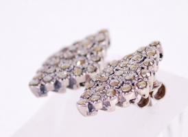 Art deco ezüst (Ag) fülbevaló markazitokkal / 
Silver earrings with marcasites, br: 5gr