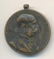 1898. "Jubileumi Emlékérem Fegyveres Erő Számára / Signum memoriae (AVSTR)" Br érem mellszalag nélkül T:2-,3 Hungary 1898. Commemorative Jubilee Medal for the Armed Forces without ribbon C:VF,F