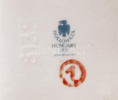 Népviseletes asszony, kézzel festett jelzett Hollóházi porcelán figura, jelzett, hibátlan /Handpaint...