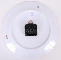 Herendi kézzel festett Viktória mintás porcelán falióra elektromos szerkezettel / 
Herend handpainte...