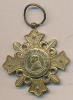 1888 Vatikán "Pro ecclesie et pontifice - Leo XIII." érdemkereszt T:2 / 1888 Vatican award cross C: EF