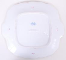 Herendi Apponyi mintás süteményes készlet: 6 db süteményes tányér, nagy tál, jelzettek, hibátlanok, ...