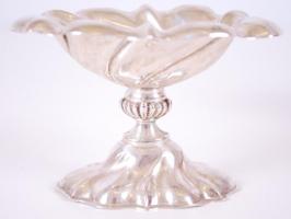 cca 1800-1850 Antik ezüst (Ag) fűszertartó pár 13 latos kolozsvári jelzéssel és mesterjeggyel (az eg...