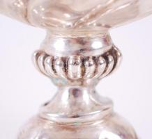 cca 1800-1850 Antik ezüst (Ag) fűszertartó pár 13 latos kolozsvári jelzéssel és mesterjeggyel (az eg...