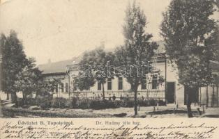 Topolya the house of dr. János Hadzsy (EK)