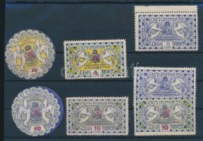 1915 7 db klf Hadisegély levélzáró