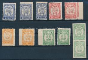 1924 11 db klf Magyar Lovas Egylet tagdíj bélyeg