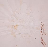 1858 A nagyszombati szolgabírói hivatal kinevező okirata kertészeti felügyelő részére német nyelven....