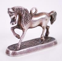 1872-1922 Ezüst (Ag) lovacska 750/1000 bécsi tisztaságjelzéssel / 
Silver horse figure with 750 fine...