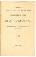 A szegedi Árpád páholyzoh tartozó szabadkőműves körök alapszabályai. Szeged, 1898. A páholy sajátja....