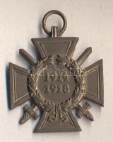 Német Birodalom 1934. Első Világháborús Érdemkereszt kardokkal 1914-1918 bronzolt vas kitüntetés szalag nélkül T:2 Germany / Empire 1934. Cross of Honour of the World War for Combatant 1914-1918 bronzed iron cross without ribbon (Hindenburg Cross) C:XF