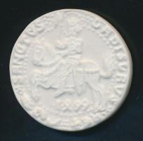 A legrégibb magyar tallér II. Ulászló pénze 1499-ből porcelán emlékpénz eredeti dobozban T:1