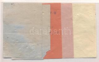 Német 3. Birodalom 1943. 1/8L (2x) + 1/4L + 1/2L + 1L beváltására alkalmas tejjegyek T:vegyes
German...