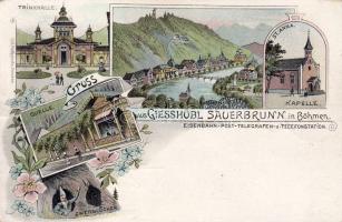 1896 Giesshübl Sauerbrunn Litho
