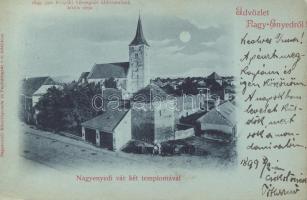 1899 Nagyenyed castle, church
