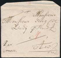 1766 Zichy Ferenc győri püspök saját kézzel aláírt levele öccsének Zichy Györgynek Ácsra ékes magyar...