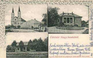 Nagysomkút railway station, castle