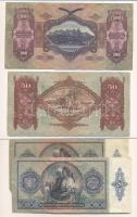 1930. 100P + 1932. 50P + 1941. 20P (2x) mindegyik "Kerületi Pártvezető Kőszeg" illetve nyi...