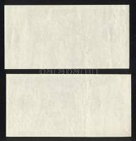 1940. 2P (2x) fázis, csak hátlapi nyomat festékfoltokkal, eltérő nyomdai vágással T:I-