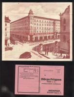 ~1939. Dörge Frigyes Bank  "Új Magyar Királyi Osztálysorsjáték" rendelő-lap és reklámkiadvány
