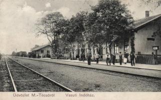 Técső railway station (wet damage)