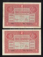 1917. 2K (2x) hamis román körbélyegzővel T:III
