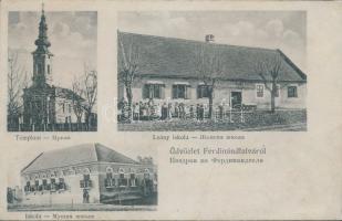 Ferdinándfalva girl school, church