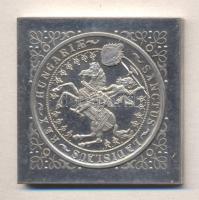 1929. 5P Ag "Szent László" CSEGELY U.P jelzéssel, Artex-veret (45mm/50.25g) T:PP Csak 1084db!