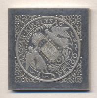 1929. 5P Ag "Szent László" CSEGELY U.P jelzéssel, Artex-veret (45mm/50.25g) T:PP Csak 1084...